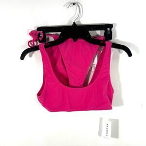 NWT Pacsun LA Hearts Pink Terry Bikini Set Size Small Medium New Side Tie